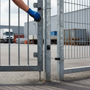 Dark Gray Premium Heavy Duty Safety Cable for Gates Up to 500 kg - 300 mm Long with 1500 kg Hinge Failure Rating and Quick-Fix System
