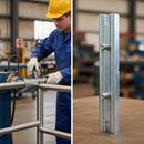 Dim Gray Premium Double Screw Splice Lock for 33.7mm Tubing - High-Performance Internal Expansion Connector for Handrails and Guardrails