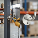 Gray Professional Heavy Duty Handrail Bracket to Weld with 60mm Dia Back Plate and 75mm Projection for Secure Installation