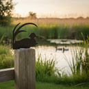 Antique White Premium Duck Silhouette Decoration 210 x 215mm for Outdoor and Indoor Use - High-Quality Professional Grade for Industrial and Commercial Applications