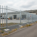 Slate Gray Heavy Duty Galvanised Steel Palisade Fencing Post 100x55mm for 1.8m High Pales - High-Quality Professional Grade for Industrial and Commercial Appl...