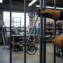 Dark Slate Gray Premium Heavy Duty S Scroll Flat Bar 100mm x 350mm with 12mm x 6mm Dimensions for Versatile Applications