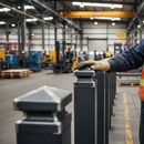 Dark Slate Gray Premium Heavy Duty Shaped Box Cap for 120mm Box Section - Durable Metal Construction for Secure Fit