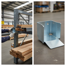 Slate Gray Premium Cantilever End Stop for Enhanced Load Stability and Support - High-Quality Professional Grade for Industrial and Commercial Applications