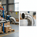 White Smoke Premium 304 Stainless Steel Handrail End for 42.4mm x 2mm Tube - Durable and High-Performance Fitting