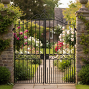 Dark Slate Gray Premium Heavy Duty Gate Top Scroll 320mm x 1000mm with 12mm Square Bar for Enhanced Durability