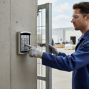 Dark Gray Premium Versatile Entrance Controller with Keypad and Card Reader, IP65 Rated for Outdoor Use