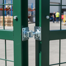 Gray Premium Adjustable Gate Hinge M16 with Back Plate 80mm x 80mm for Heavy Duty Applications with 300kg Weight Limit