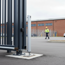 White Smoke Heavy Duty Motorised Electrical Dropbolt with Vandal-Proof Housing and Automatic Obstacle Detection