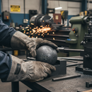 Dark Slate Gray Premium 60mm Diameter Solid Forged Sphere - Durable and Heavy Duty Construction with 0.854kg Weight