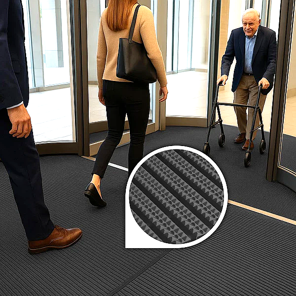Dark Slate Gray High Traffic WalkSurePro Entrance Mat For Commercial and Home Use