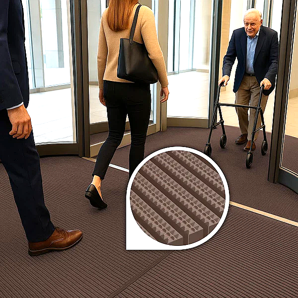 Dark Slate Gray High Traffic WalkSurePro Entrance Mat For Commercial and Home Use