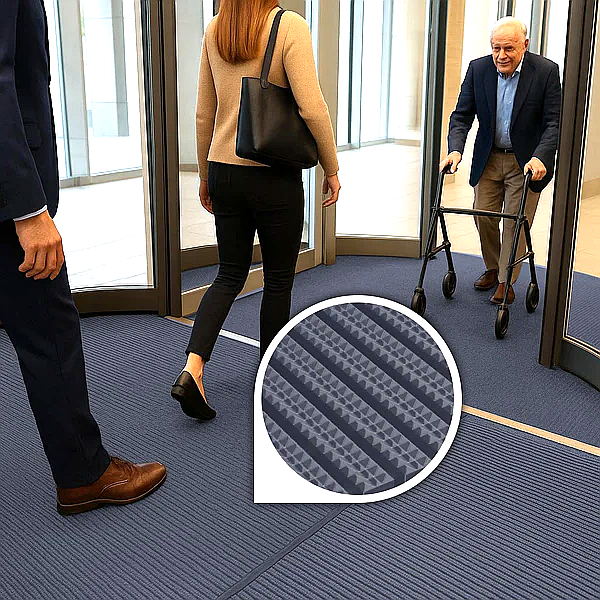 Dark Slate Gray High Traffic WalkSurePro Entrance Mat For Commercial and Home Use