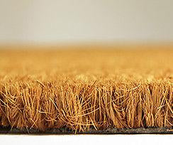 Sandy Brown Coir Matting for Eco-Friendly and Natural Flooring