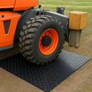 Dark Slate Gray High-Strength DeckTuff™ Access Mat Non-Slip, 20 Tonne Capacity Ideal for Groundworks Utilities