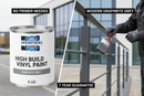 High-conversion hero showing Industrial Supplies Co High Build Vinyl Paint Graphite Grey application