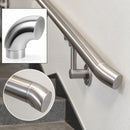 Light Gray Premium 316 Stainless Steel Handrail End for 48.3mm x 2.6mm Tube with Satin Finish