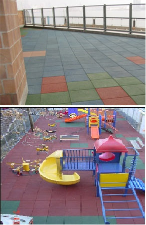 Interlocking Playground Mats - Rubber Co