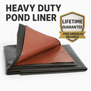 White Smoke Industrial-Grade Heavy Duty Pond Liners – Free Underlay & Lifetime Guarantee – Tear-Resistant, UV-Stable, Ideal for Large Water Features