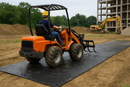 Dark Slate Gray Premium ChassisGuard™HD Access Mats Recycled HDPE 2400mm x 1200mm Trackway for Heavy Machinery