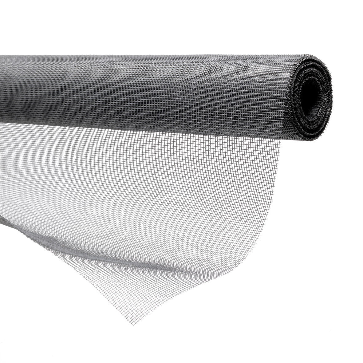 Gray PVC Coated Fiberglass Insect Netting Premium Protection Against Wasps and Flies