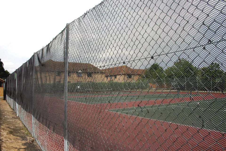 Dim Gray Medium-Duty High-Strength Black Extruded Windbreak Netting