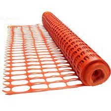 Antique White Barrier Warning Mesh Essential Perimeter Fencing For Construction Site Safety