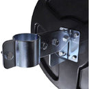 Dark Slate Gray Outdoor Traffic Convex Mirror – 30 cm, Black Frame • Weather-Resistant • Wide-Angle Vision for Driveways, Blind Spots & Corners