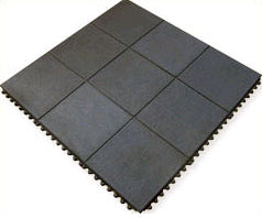 Dim Gray Heavy Duty Safety-Tested Black Playground Tiles for Play Areas