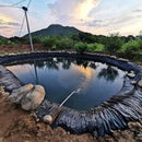 Dark Slate Gray HDPE Pond Liner with Free Heavy-Duty Underlay – UV-Resistant, Tear-Proof & Lifetime Guarantee | Waterproof Lining for Garden, Koi & Wildlife Ponds