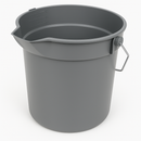 Dim Gray LDPE Plastic Bucket Series 610/615 – Durable, Lightweight Storage Solution