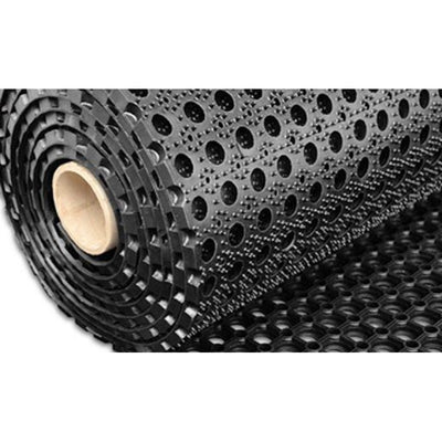 Dark Slate Gray 10 Metre Black Rubber Grass Mat Roll – Heavy Duty, Non-Slip Matting for Gardens, Playgrounds & Landscaping