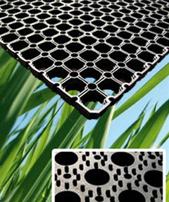 Rubber Grass Mats for Playgrounds Tested