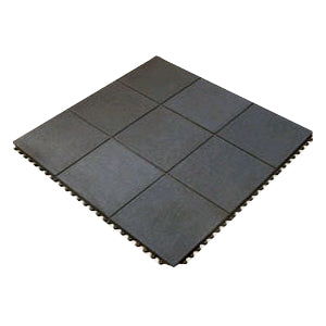 Dim Gray Anti Fatigue Industrial Mats Tiles Comfortable Support for Workplace