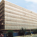 Light Gray Flame Retardant Scaffold Sheeting Essential Protection For Buildings and Workers