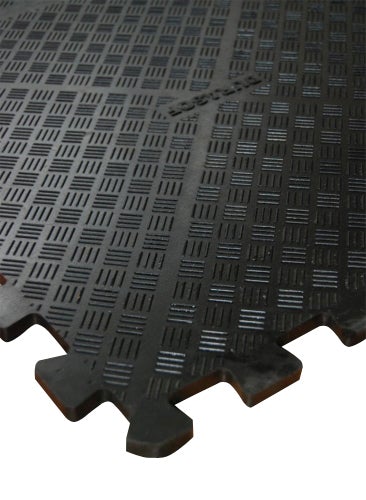 Dark Slate Gray Solid Rubber Interlocking Freeweights Mats