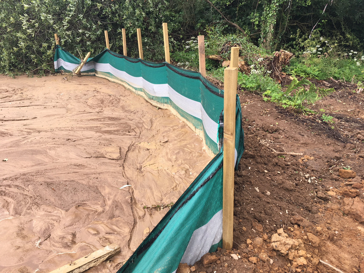 Rosy Brown Versatile Silt Control 0.75mx100m Standard Silt Fence For Construction and Agriculture