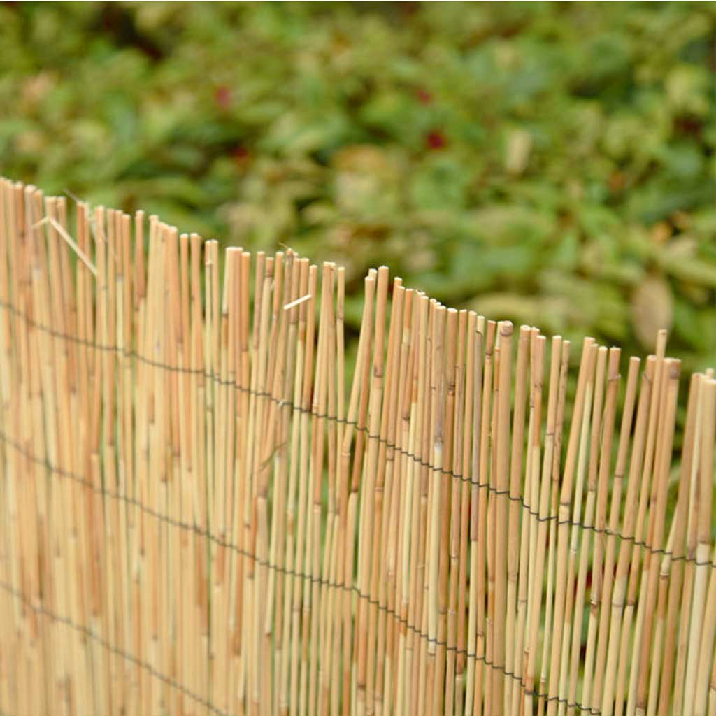 Dark Khaki Natural Privacy Reed Screening For Gardens and Interiors