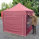 Pale Violet Red Gazebo 3m x 3m with Steel Frame – Heavy Duty Waterproof Pop Up Canopy – Premium Folding Shelter – Garden & Commercial Use