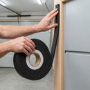 Dark Gray Plain Expanded Neoprene/EPDM Sponge Strip – Non-Adhesive Closed-Cell Rubber – 10m Roll