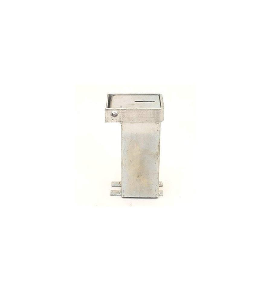 Beige Heavy Duty Removable Security Post with Padlock & 3 Keys