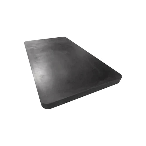 Dark Slate Gray Standard Rubber Dock Bumper with Fixings – Heavy-Duty Impact Protection for Loading Bays