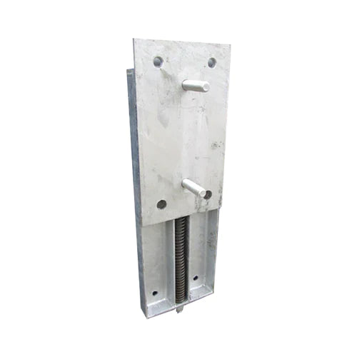 Light Gray Standard Rubber Dock Bumper with Fixings – Heavy-Duty Impact Protection for Loading Bays