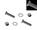 Dark Slate Gray M8 X 20mm Bolt, Nylock & Washer (SET of 16)
