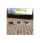 Rosy Brown Fold Down Galvanised With Red Band Parking Post Hoop & Integral Lock