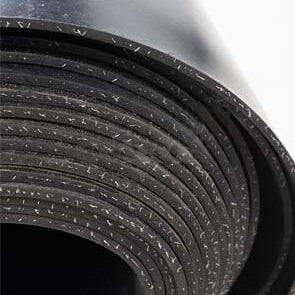 Dark Slate Gray 1-Ply Reinforced Rubber Sheet - Industrial Grade High Strength