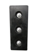 Dark Slate Gray Heavy-Duty Rubber Dock Bumper 600 × 250 × 100 mm – SBR Industrial Grade Impact Buffer