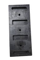 Dim Gray Heavy-Duty Rubber Dock Bumper 600 × 250 × 100 mm – SBR Industrial Grade Impact Buffer