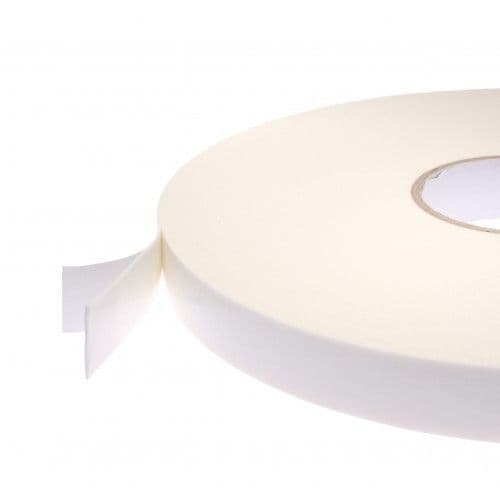 Beige White Double Sided Mirror Mounting Foam Tape - 50M