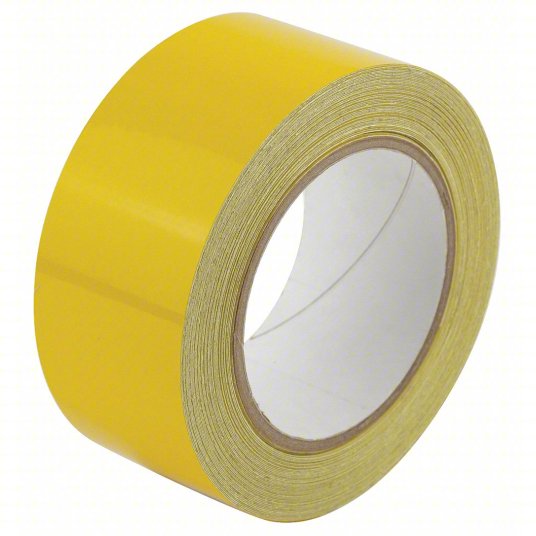 Goldenrod Heavy Duty Yellow PVC Fluorescent Tape Roll